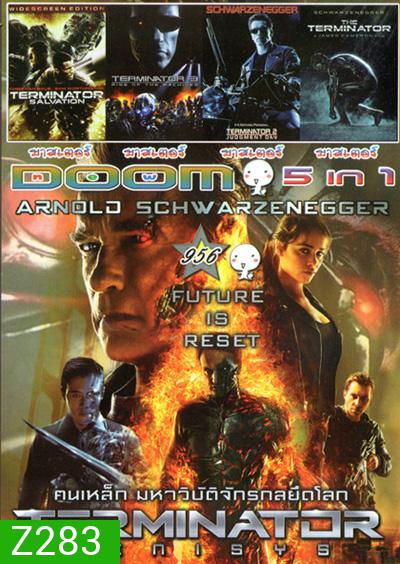 Terminator Genisys , Terminator Salvation คนเหล็ก 4 มหาสงครามจักรกลล้าง , TERMINATOR 3 คนเหล็ก2029 ภาค 3 , TERMINATOR 2 คนเหล็ก2029 ภาค 2 , The Terminator Vol.956