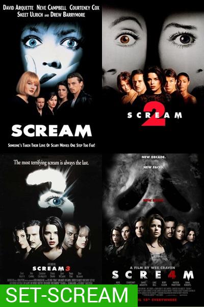 SCREAM 1 - 4 - สครีม หวีดสุดขีด ภาค 1 - 4