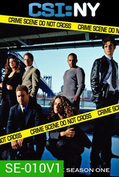 CSI New York Season 1 ไขคดีปริศนานิวยอร์ค ปี 1