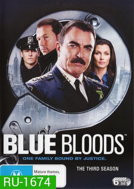 The Blue Bloods Season 3 บลูบลัดส์ สายเลือดผู้พิทักษ์ ปี 3 (23 ตอนจบ)
