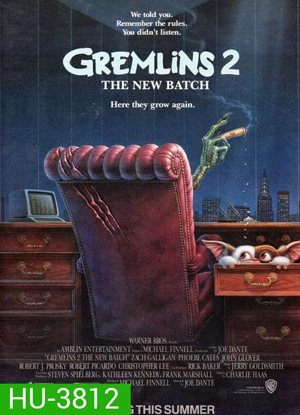 GREMLINS 2 the NEW BATCH (1990)  เกรมลินส์ 2 ปีศาจถล่มเมือง