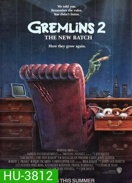 Gremlins 2: The New Batch (1990) เกรมลินส์ 2 ปีศาจถล่มเมือง