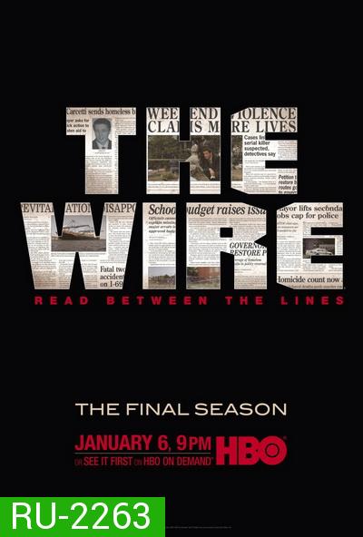 The Wire Season 5 : ดับอิทธิพลเถื่อน ปี 5 FINAL SEASON