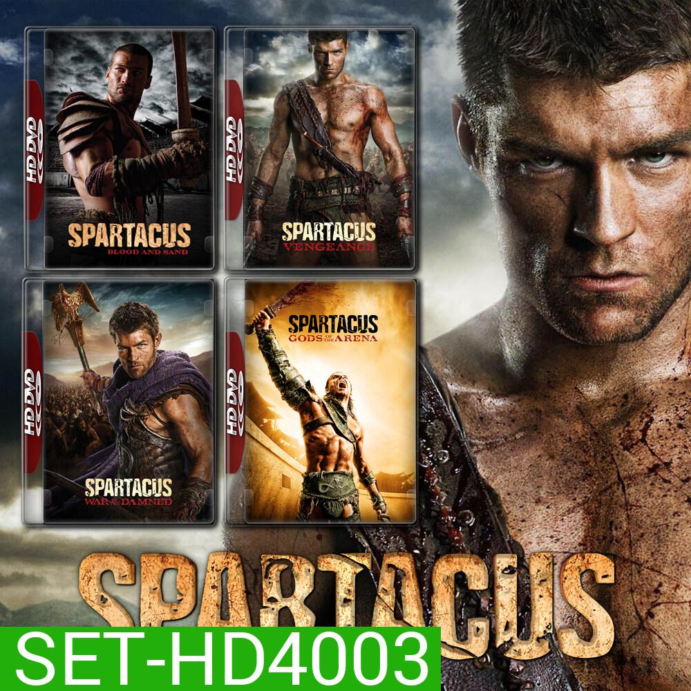 Spartacus สปาตาคัส Season 1-4 DVD ซีรี่ย์ฝรั่ง มาสเตอร์ พากย์ไทย