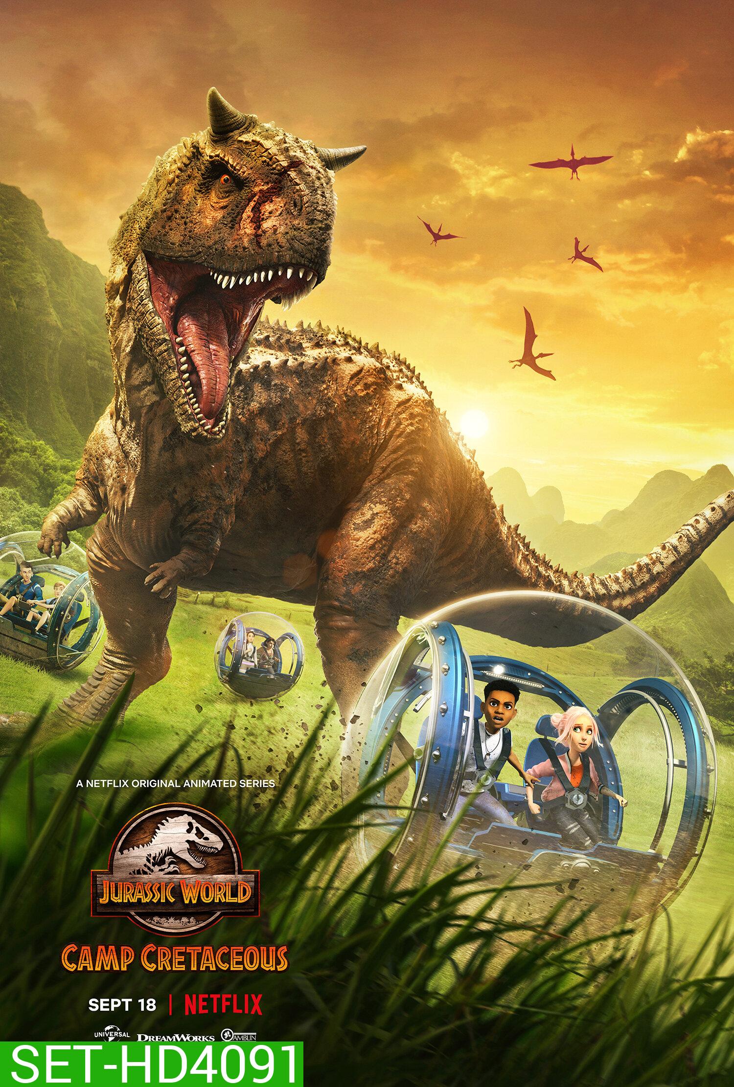 jurassic world camp cretaceous season 1/2/3 และ 5 dvd หนังราคาถูก พากย์ไทย มีเก็บปลายทาง