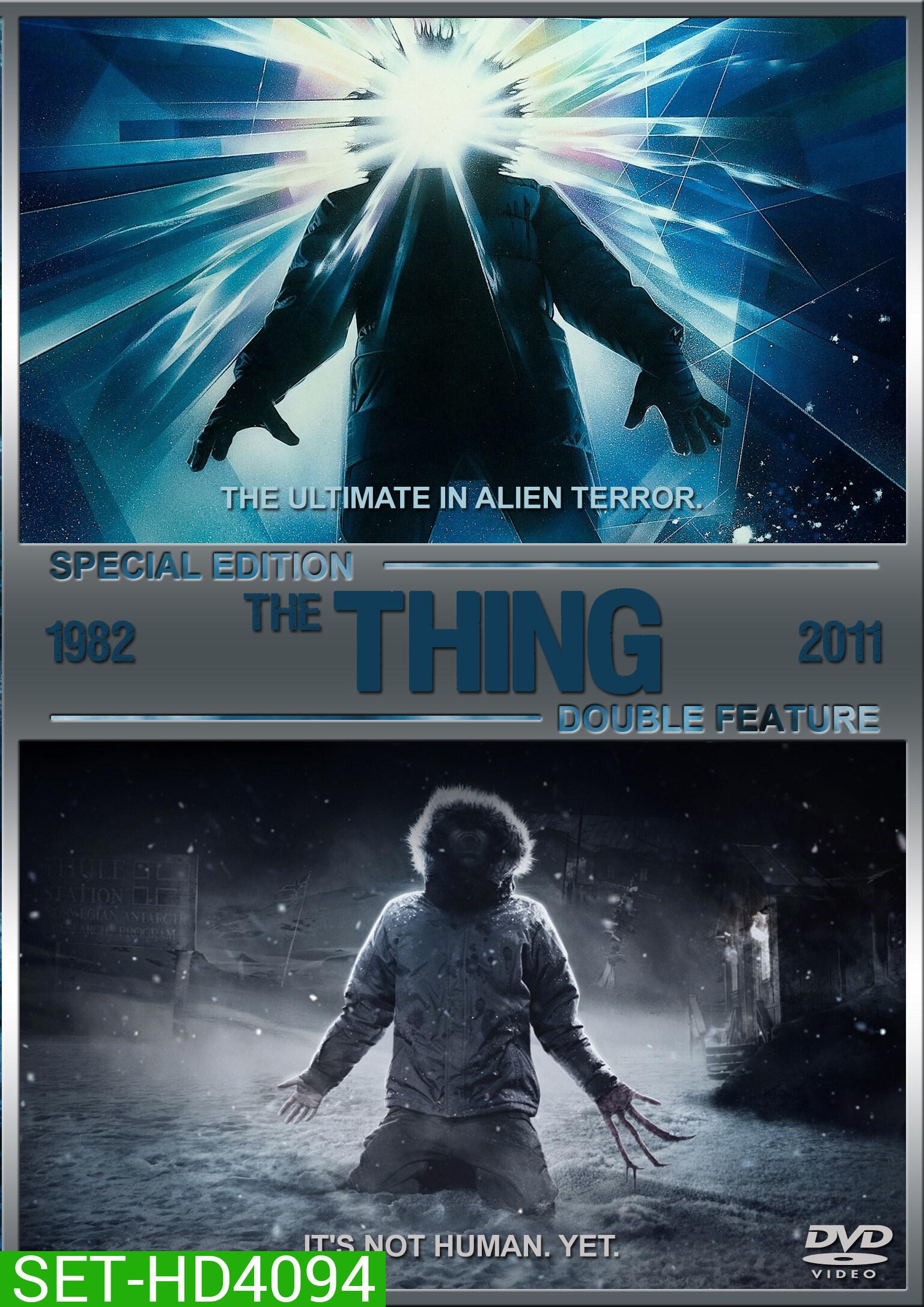 The Thing ไอ้ตัวเขมือบโลก (1982),The Thing แหวกมฤตยู อสูรใต้โลก (2011) DVD Master พากย์ไทย