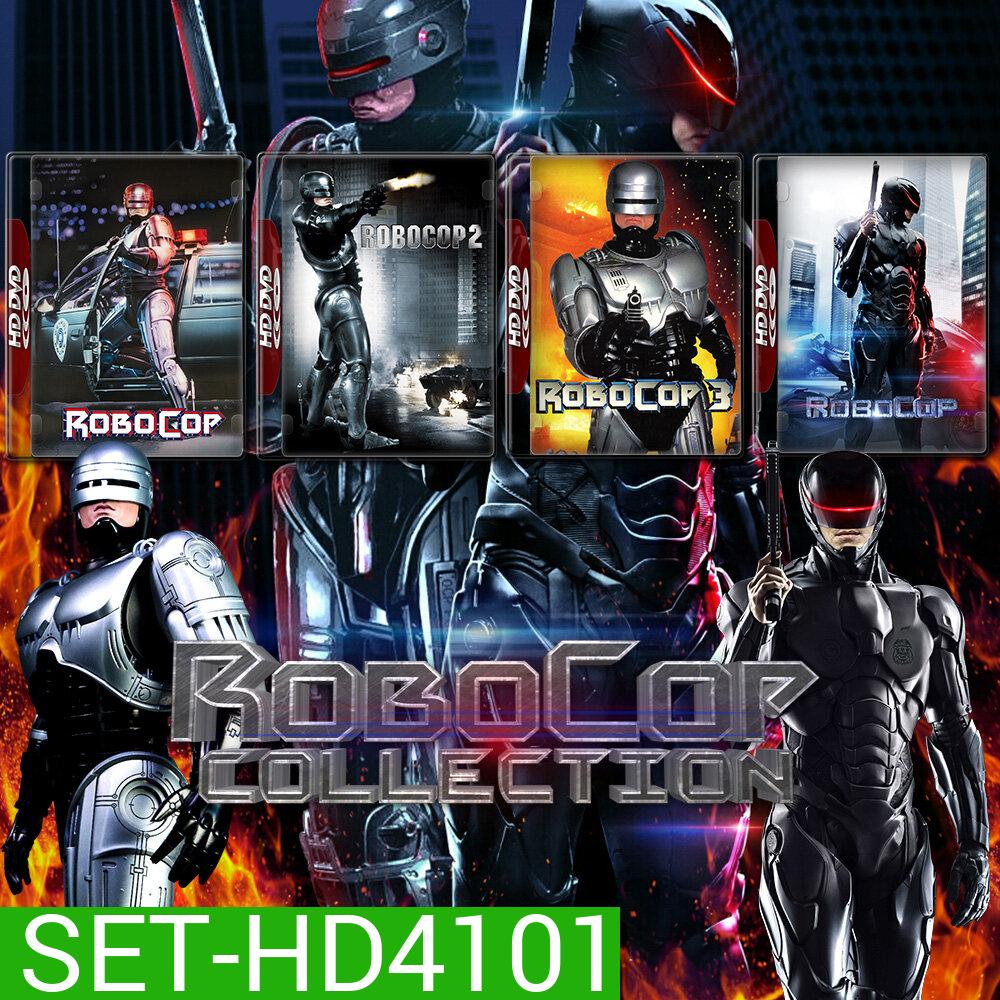 RoboCop โรโบคอป ภาค 1-4 DVD หนัง มาสเตอร์ พากย์ไทย