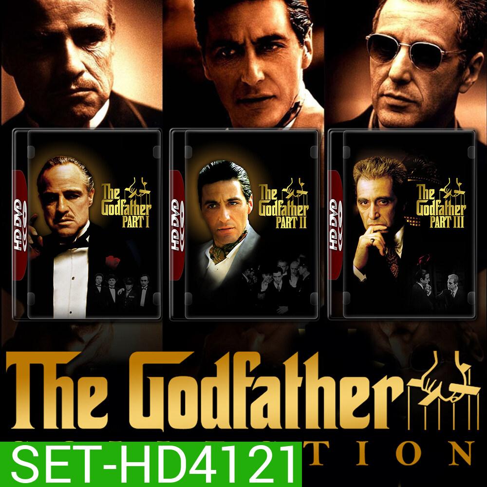 The Godfather เดอะ ก็อดฟาเธอร์ ภาค 1-3 DVD หนัง มาสเตอร์ พากย์ไทย
