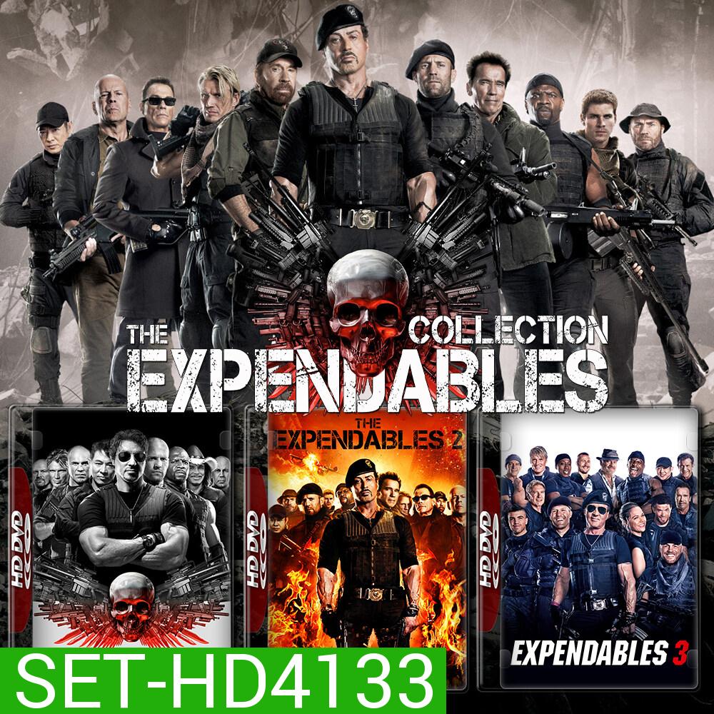 The Expendables โครตคนทีมมหากาฬ ภาค 1-3 DVD หนัง มาสเตอร์ พากย์ไทย