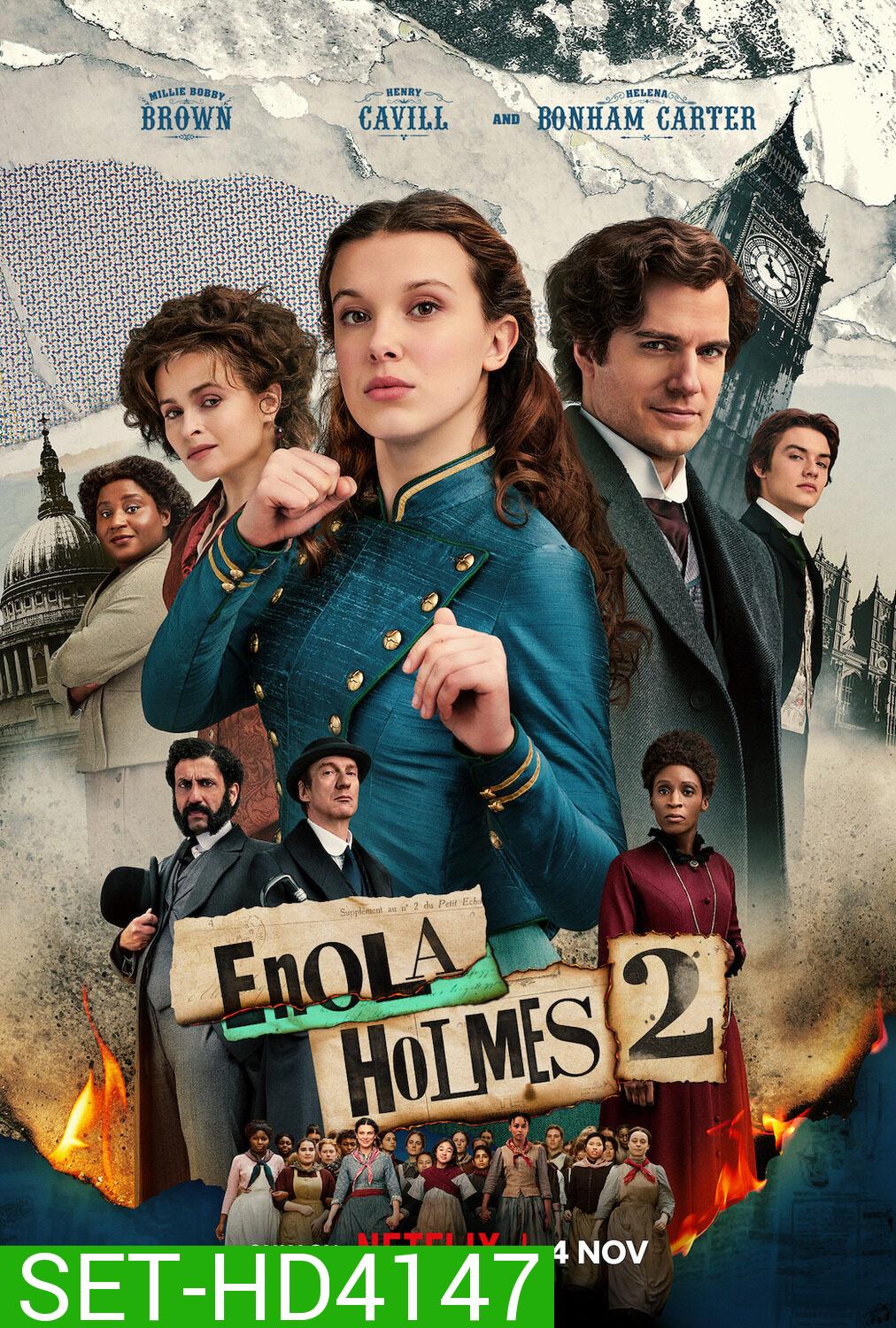Enola Holmes เอโนลา โฮล์มส์ (2020-2022) DVD หนัง มาสเตอร์ พากย์ไทย