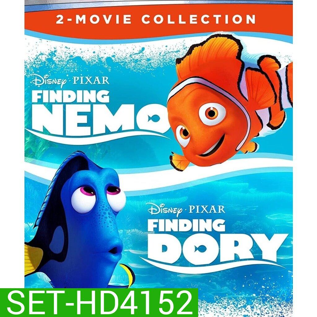 FINDING NEMO นีโม ปลาเล็กหัวใจโต๊โต and Finding Dory ผจญภัยดอรี่ขี้ลืม DVD Master พากย์ไทย