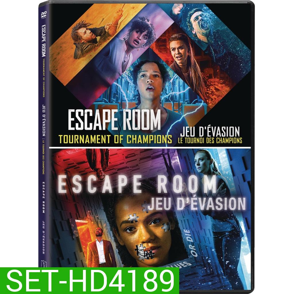 Escape Room 1-2 Collection กักห้อง เกมโหด 1-2 DVD
