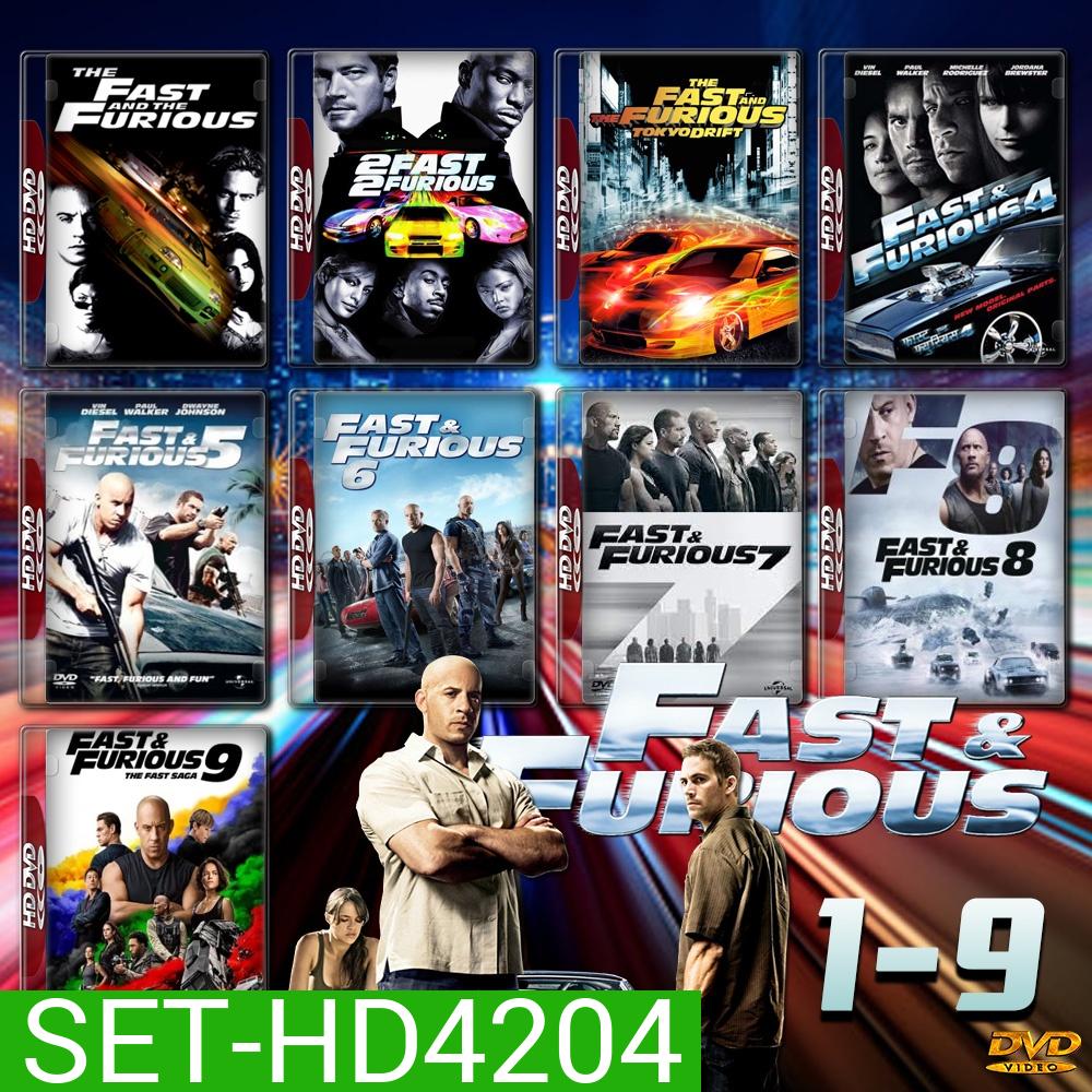 Fast And Furious เร็ว..แรงทะลุนรก ภาค 1-10+HobbsandShaw DVD Master พากย์ไทย