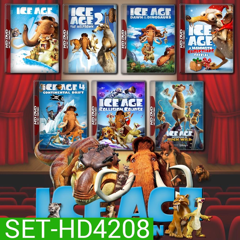 ICE AGE ไอซ์เอจ เจาะยุคน้ำแข็งมหัศจรรย์ ภาค 1-7 DVD Master พากย์ไทย
