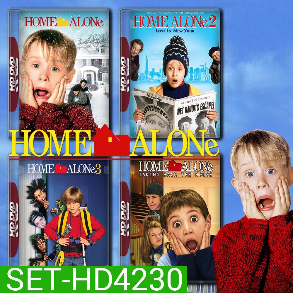 Home Alone โดดเดี่ยวผู้น่ารัก ภาค 1-4 DVD Master พากย์ไทย