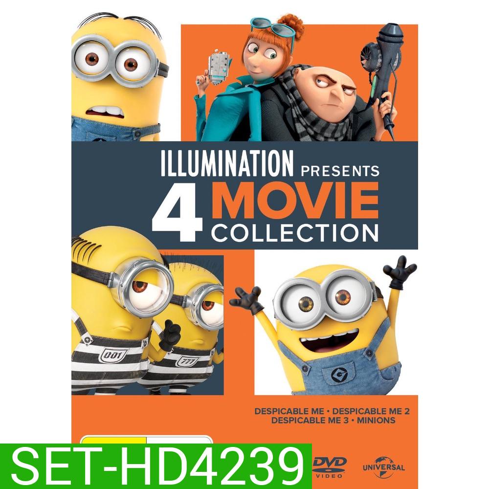 Despicable Me มิสเตอร์แสบ ร้ายเกินพิกัด ภาค 1-3 DVD Master พากย์ไทย