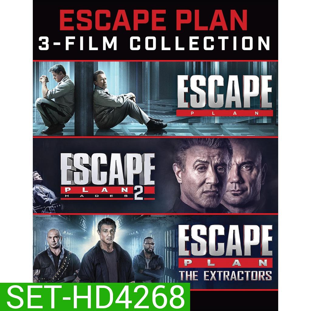 Escape Plan เอสเคป แพลน แหกคุกมหาประลัย ภาค 1-3 DVD Master พากย์ไทย