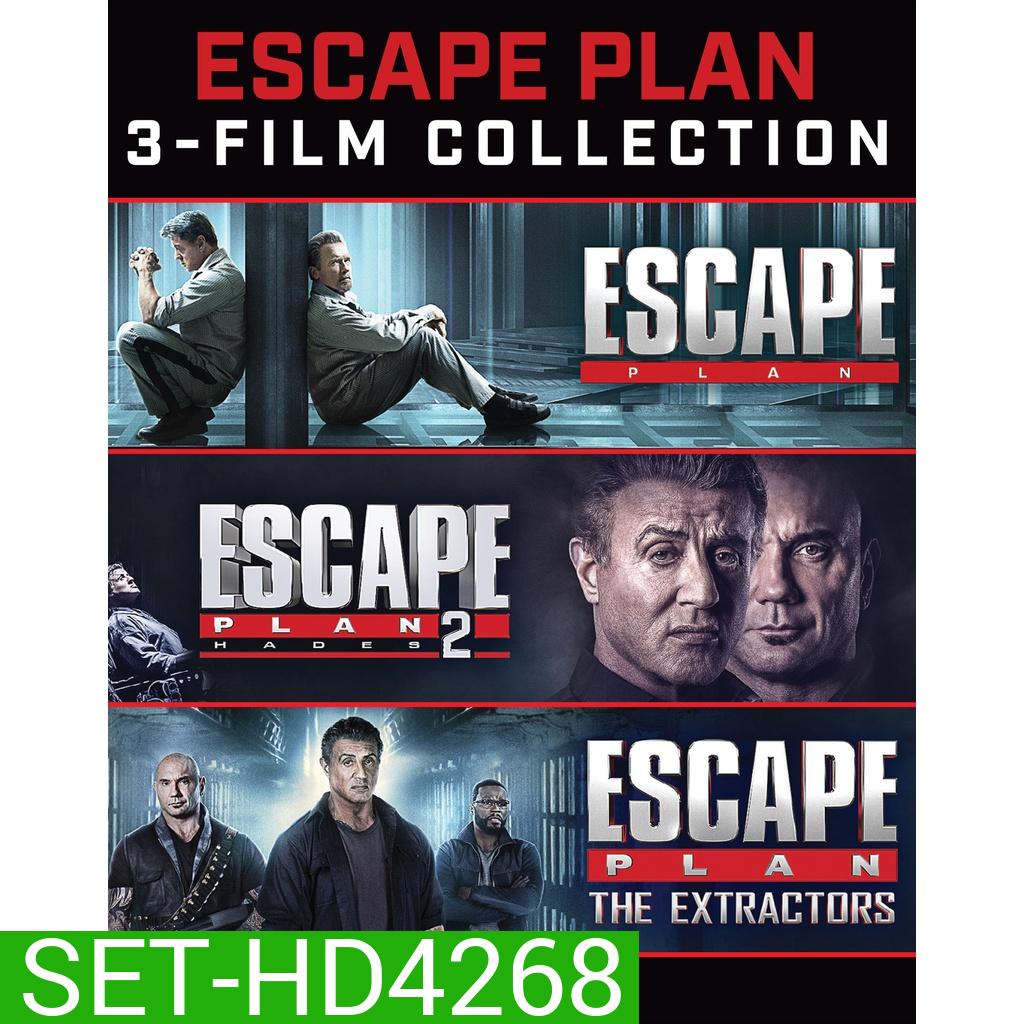 Escape Plan เอสเคป แพลน แหกคุกมหาประลัย ภาค 1-3 DVD Master พากย์ไทย