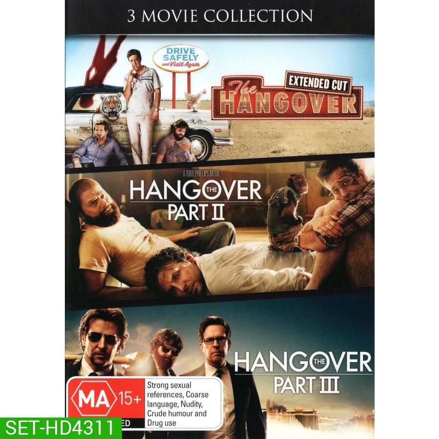 The Hangover เดอะ แฮงค์โอเวอร์ ภาค 1-3 DVD Master พากย์ไทย