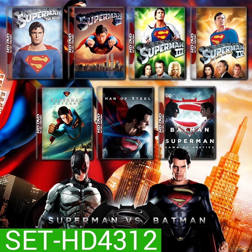 SUPERMAN ทุกภาค DVD Master พากย์ไทย