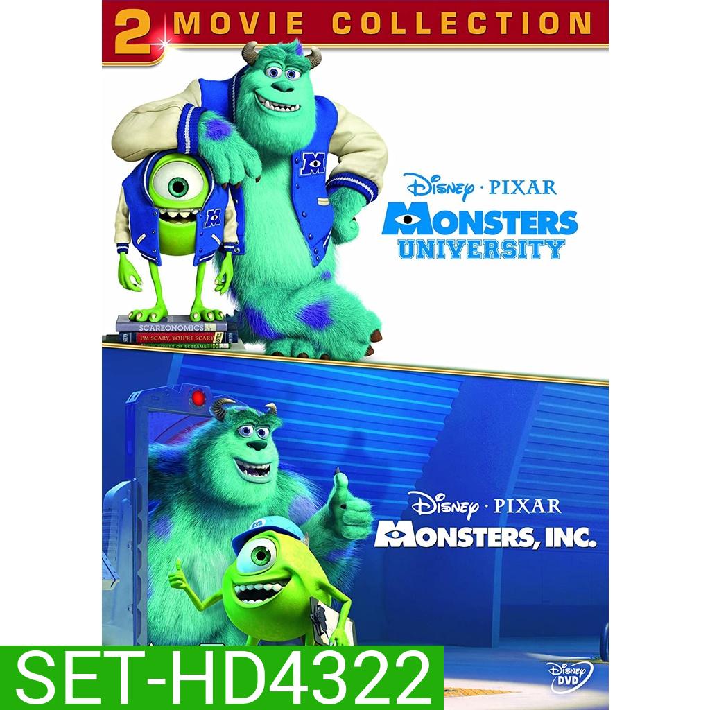 MONSTERS INC มอนส์เตอร์อิงค์ ภาค 1-2 DVD Master พากย์ไทย