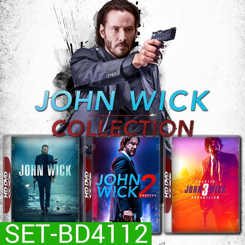 John Wick จอห์นวิค แรงกว่านรก ภาค 1-3 Bluray หนังใหม่ มาสเตอร์ พากย์ไทย