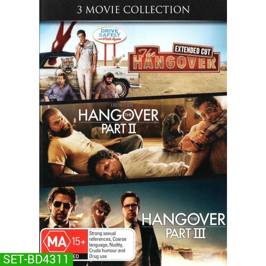 The Hangover เดอะ แฮงค์โอเวอร์ ภาค 1-3 Bluray Master พากย์ไทย