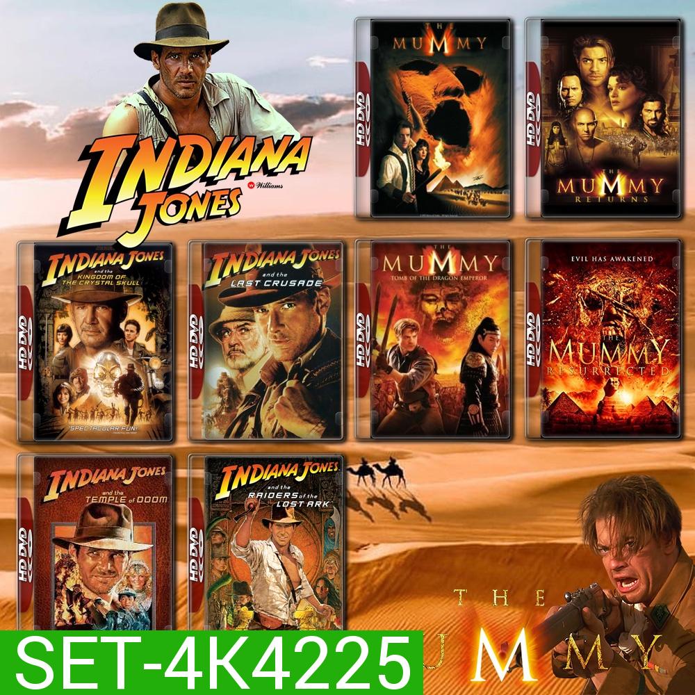 Indiana Jones ภาค 1-4 + Mummy ภาค 1-3 4K Master