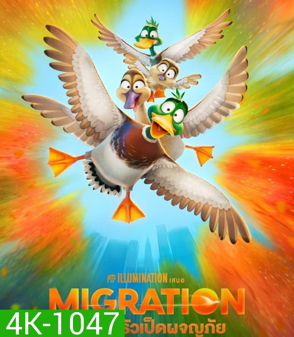 4K - Migration ครอบครัวเป็ดผจญภัย (2023) - แผ่นหนัง 4K UHD