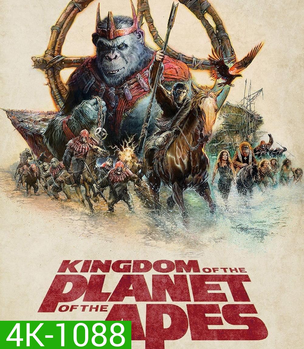 4K - Kingdom of the Planet of the Apes อาณาจักรแห่งพิภพวานร (2024) - แผ่นหนัง 4K UHD