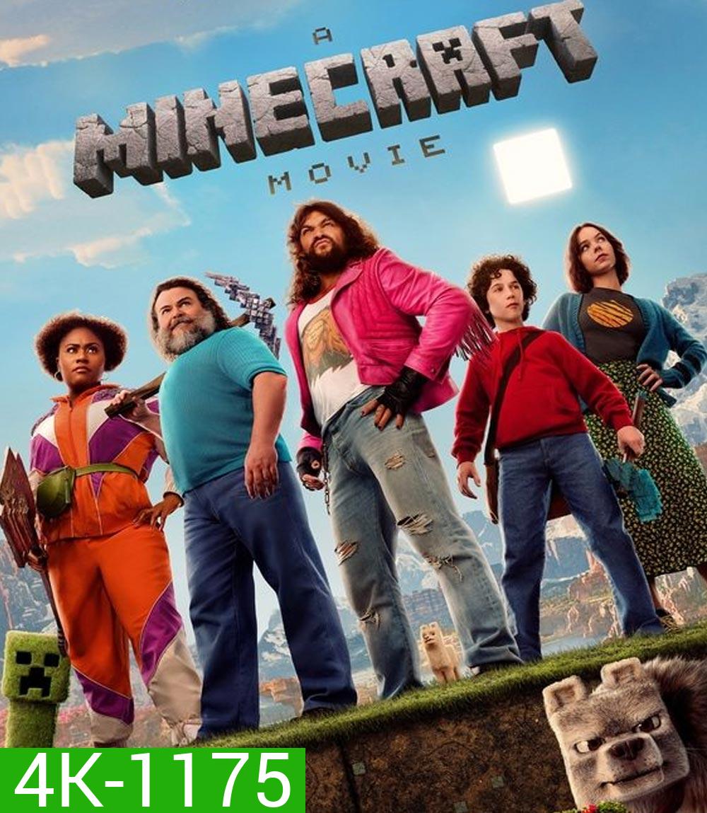4K - A Minecraft Movie ไมน์คราฟต์ มูฟวี่ (2025) - แผ่นหนัง 4K UHD