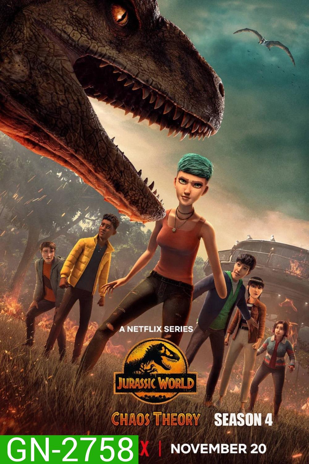 จูราสสิค เวิลด์ ทฤษฎีความอลวน ปี 4 Jurassic World: Chaos Theory Season 4 (2025) 9 ตอนจบ [อัดจาก TV]